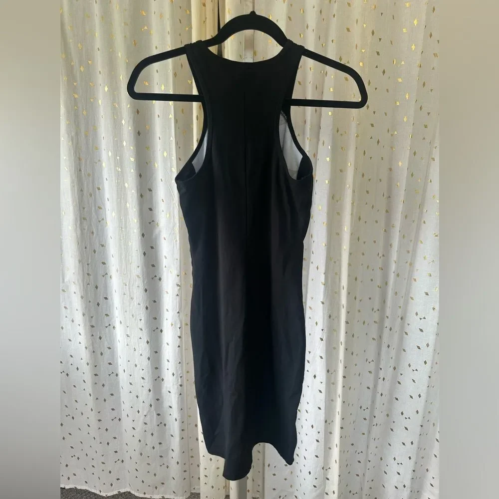 Express Southwestern Aztec Geometric Stretchy Racerback Bodycon Mini Dress XS - Picture 3 of 5